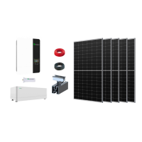 Sistem fotovoltaic 3,5kW Off-Grid: 9 panouri LONGi 410W, Invertor Growatt SPF3500ES, Shine WiFi-F, Baterie Growatt 2,56kWh, Cablu solar, Tablou DC, Sistem prindere tabla
